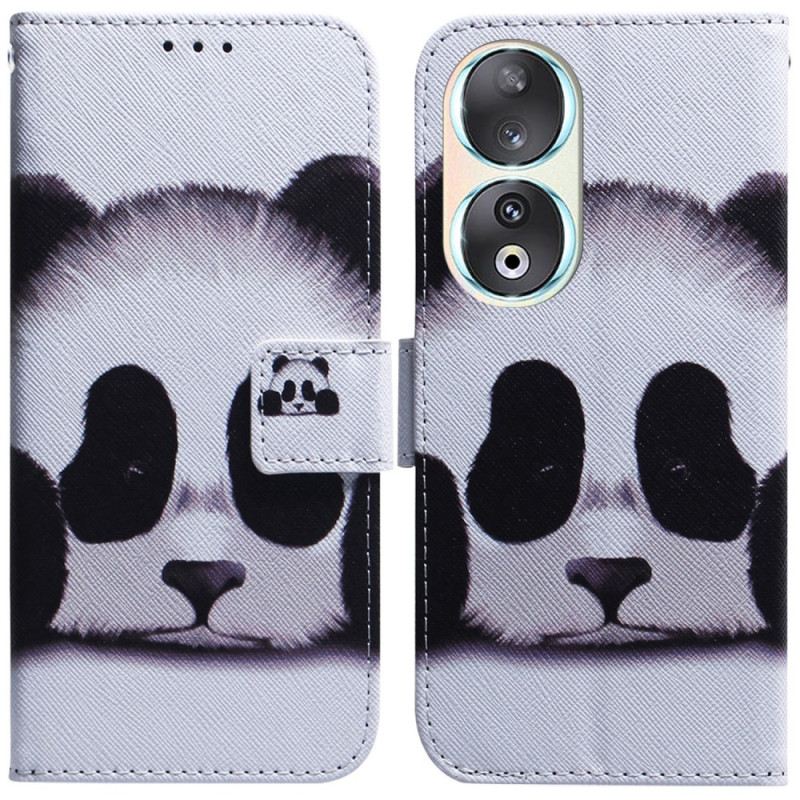 Fliptok / Bőrtok Honor 90 Panda