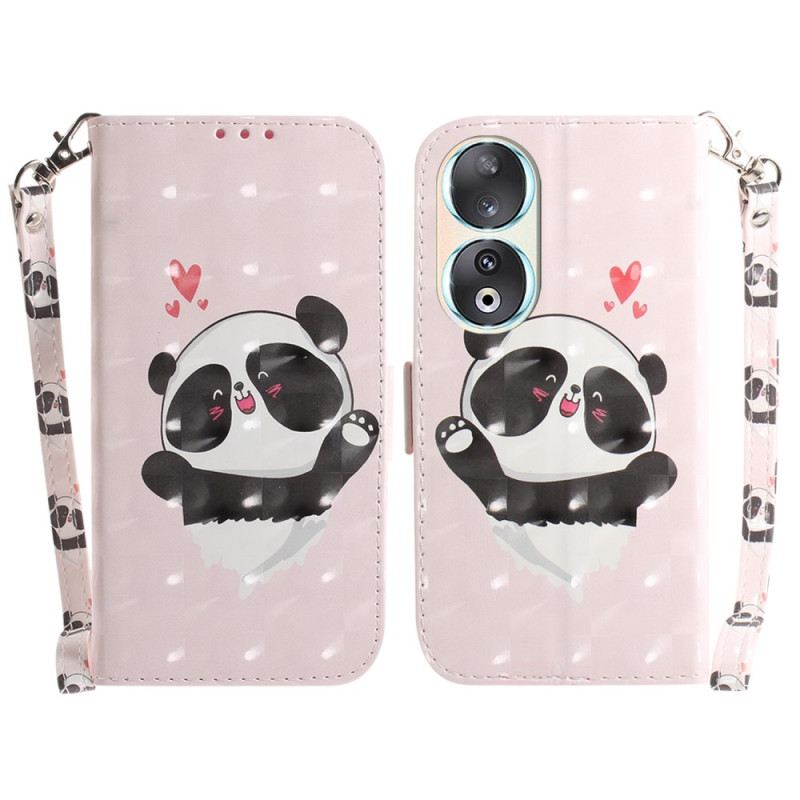 Fliptok Honor 90 szíjjal Panda Love Szíjjal