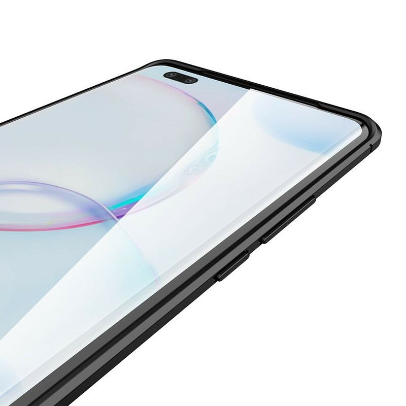 Telefontok Huawei Nova 9 Pro Dupla Vonalú Litcsi Bőrhatás