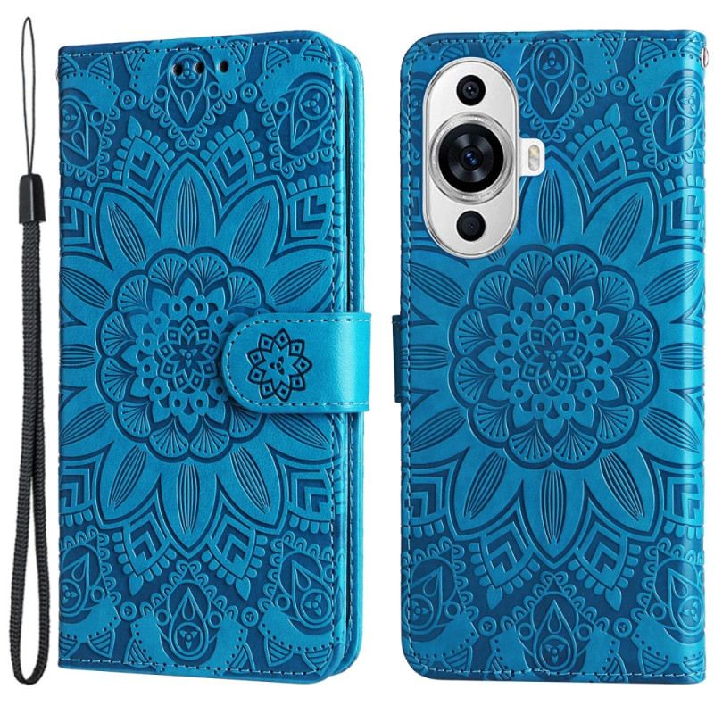 Kinyitható Tokok Huawei Nova 12s Mandala Szíjjal