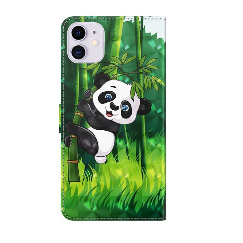 Fliptok iPhone 13 Mini Panda És Bambusz