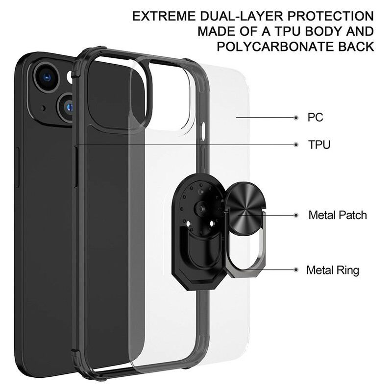 Tok iPhone 13 Mini Prémium Gyűrűs Hibrid