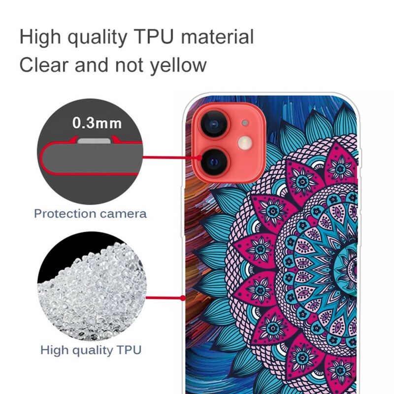 Tok iPhone 13 Mini Színes Mandala