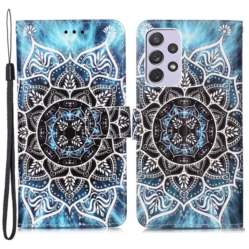 Fliptok / Bőrtok Samsung Galaxy A33 5G Mandala Az Égen