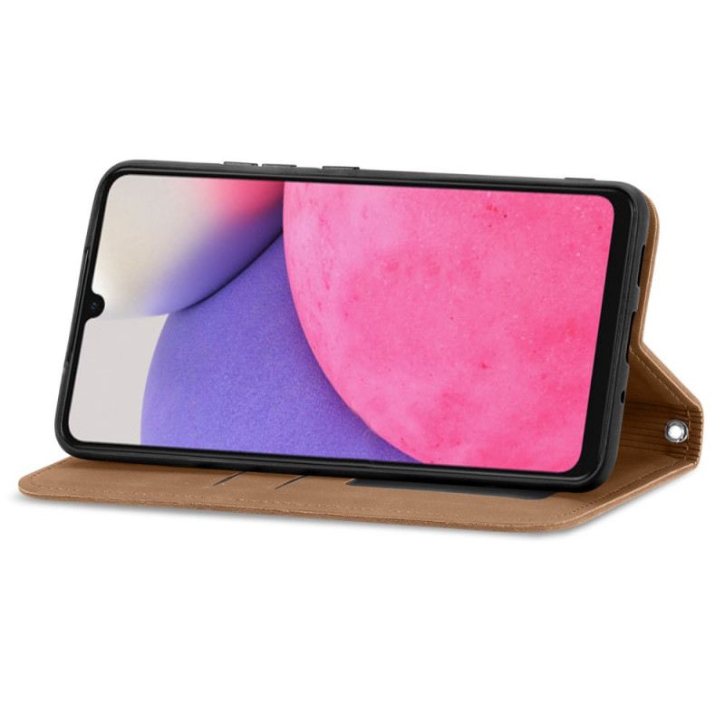 Fliptok Samsung Galaxy A33 5G Bőrtok Skin Touch