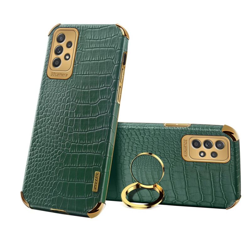 Telefontok Samsung Galaxy A33 5G Crocodile Skin Effect Ring-support