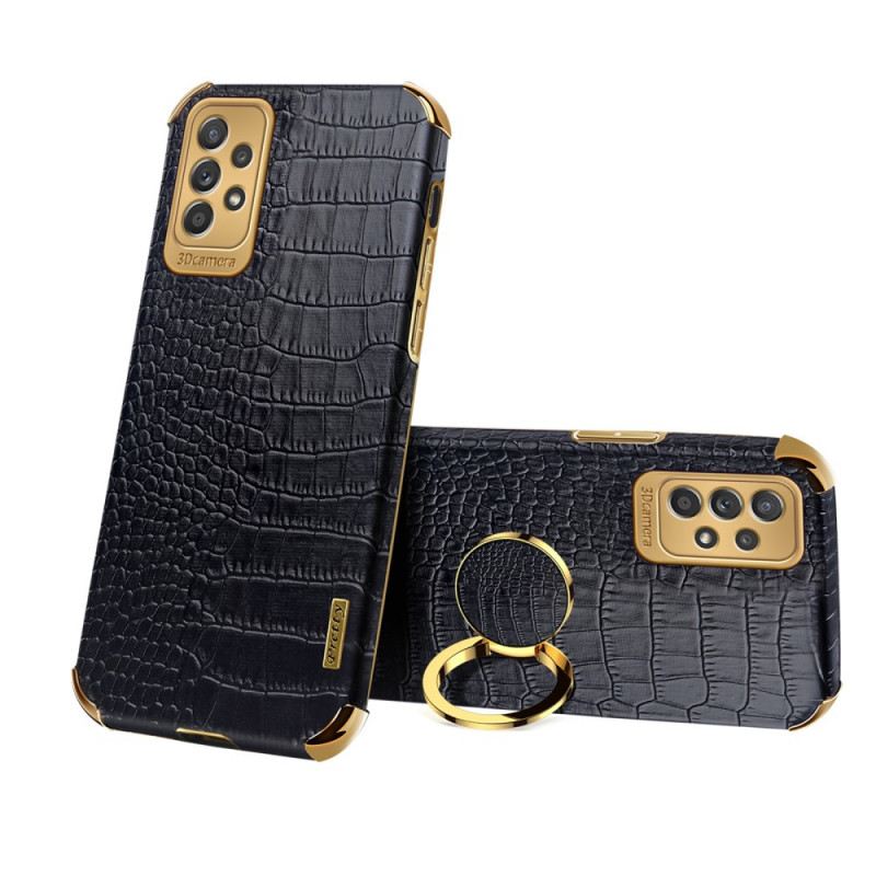 Telefontok Samsung Galaxy A33 5G Crocodile Skin Effect Ring-support