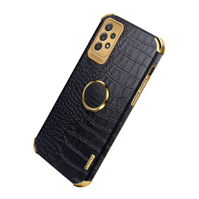 Telefontok Samsung Galaxy A33 5G Crocodile Skin Effect Ring-support