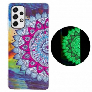 Telefontok Samsung Galaxy A33 5G Fluoreszkáló Színes Mandala