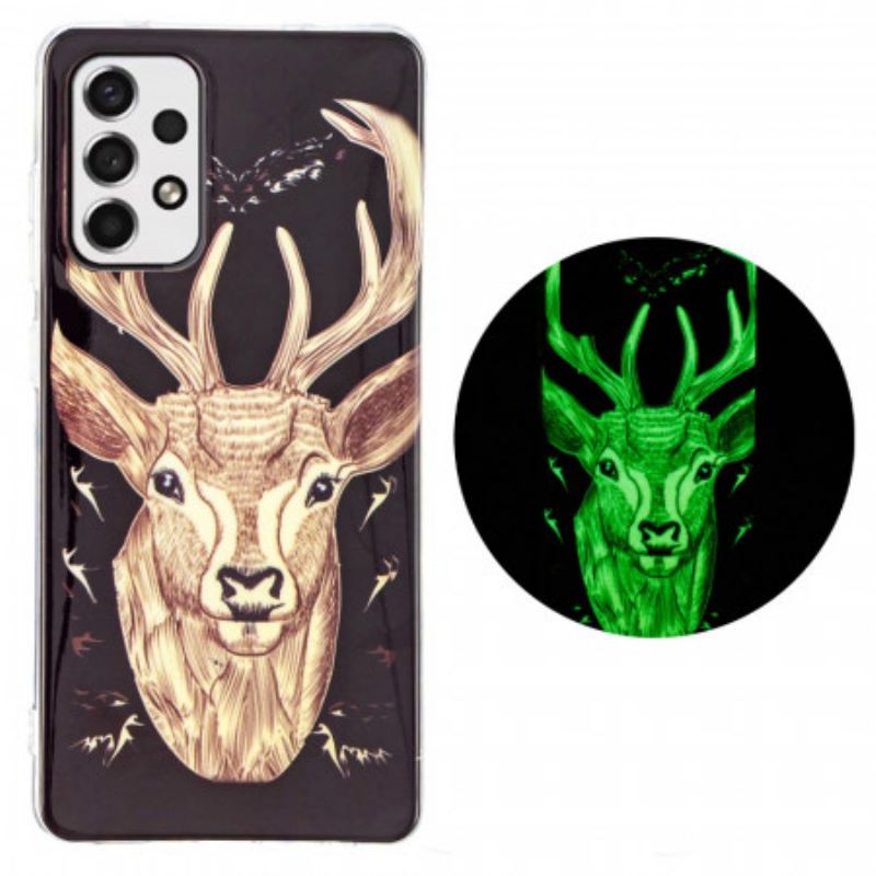 Tok Samsung Galaxy A33 5G Fluoreszkáló Majestic Deer