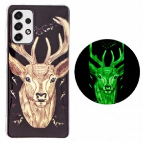 Tok Samsung Galaxy A33 5G Fluoreszkáló Majestic Deer