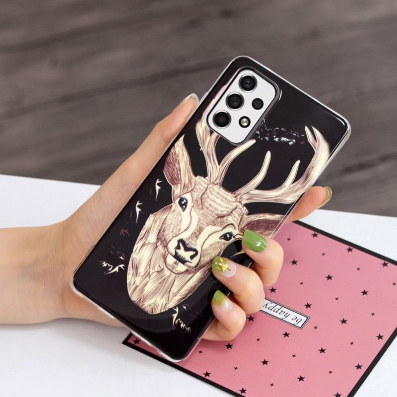 Tok Samsung Galaxy A33 5G Fluoreszkáló Majestic Deer