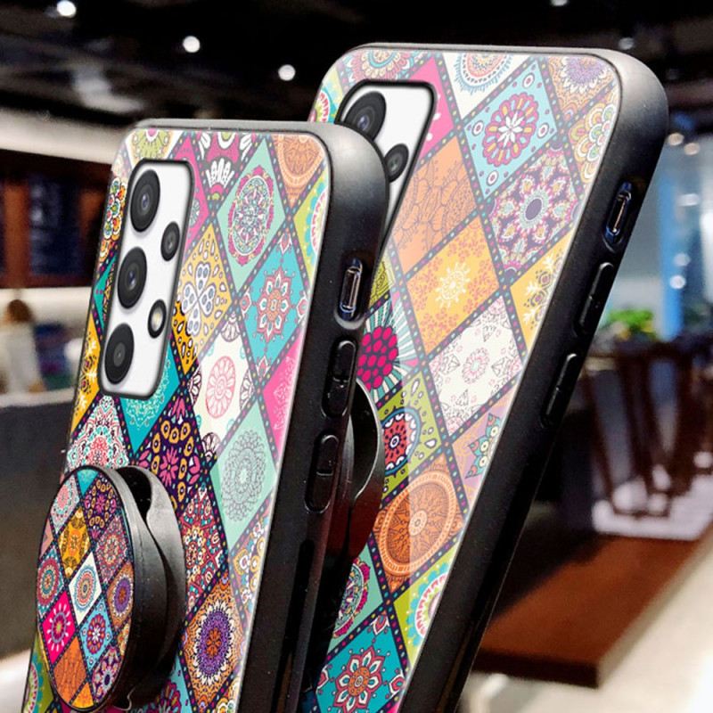 Tok Samsung Galaxy A33 5G Patchwork Mágneses Tartó