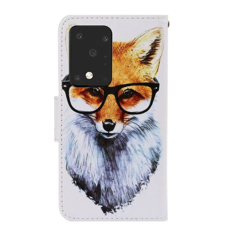 Fliptok / Bőrtok Samsung Galaxy S20 Ultra szíjjal Brainy Fox Szíjjal