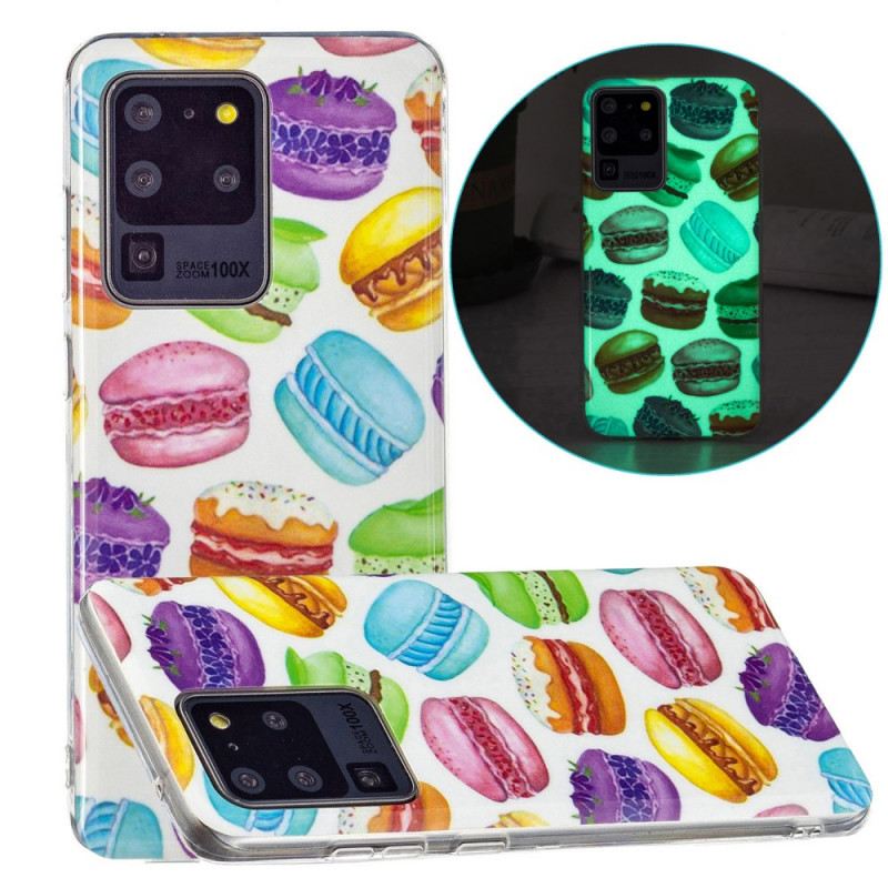 Tok Samsung Galaxy S20 Ultra Fluoreszkáló Macaroons