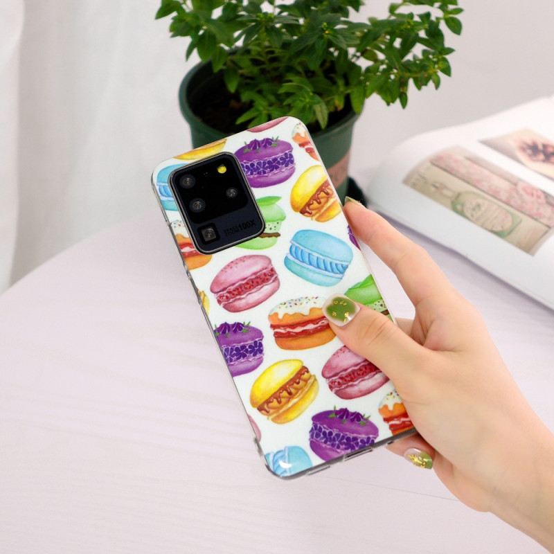 Tok Samsung Galaxy S20 Ultra Fluoreszkáló Macaroons