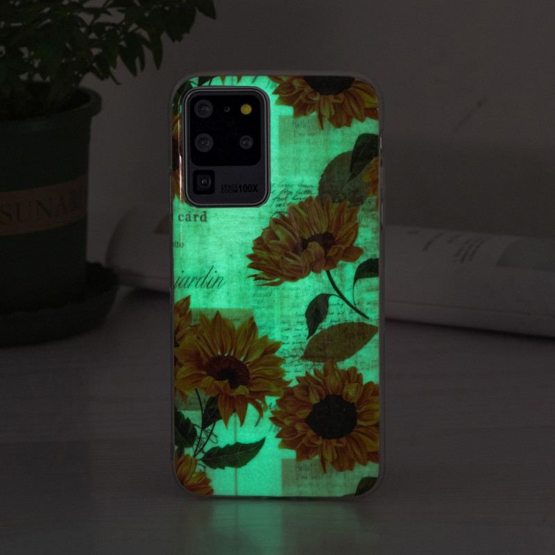 Tok Samsung Galaxy S20 Ultra Fluoreszkáló Napraforgók