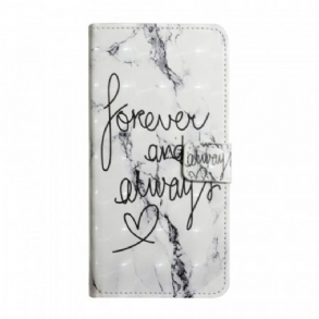 Fliptok / Bőrtok Samsung Galaxy S22 5G Marble Forever & Always