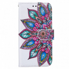 Fliptok Samsung Galaxy S22 5G Rajzolt Mandala