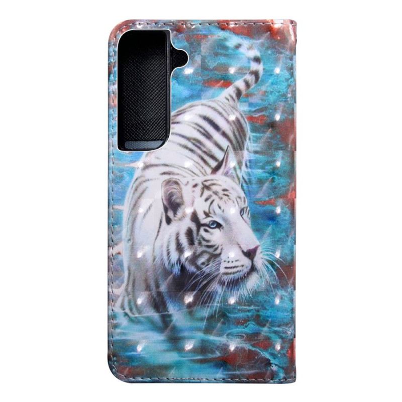 Kinyitható Tokok Samsung Galaxy S22 5G Lucian. A Tigris