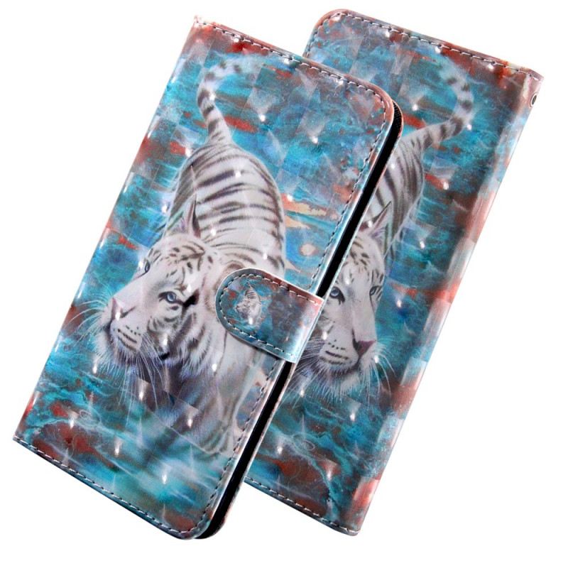 Kinyitható Tokok Samsung Galaxy S22 5G Lucian. A Tigris