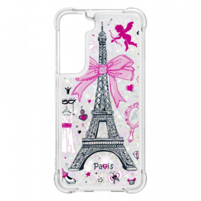 Telefontok Samsung Galaxy S22 5G Az Eiffel-torony Flitterei