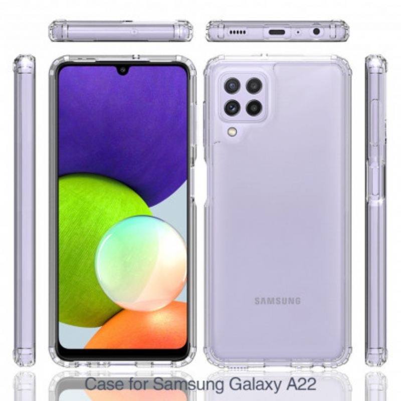 Tok Samsung Galaxy A22 Átlátszó Hibrid