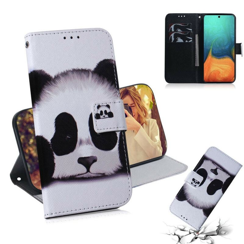 Fliptok / Bőrtok Samsung Galaxy A71 Panda Arc