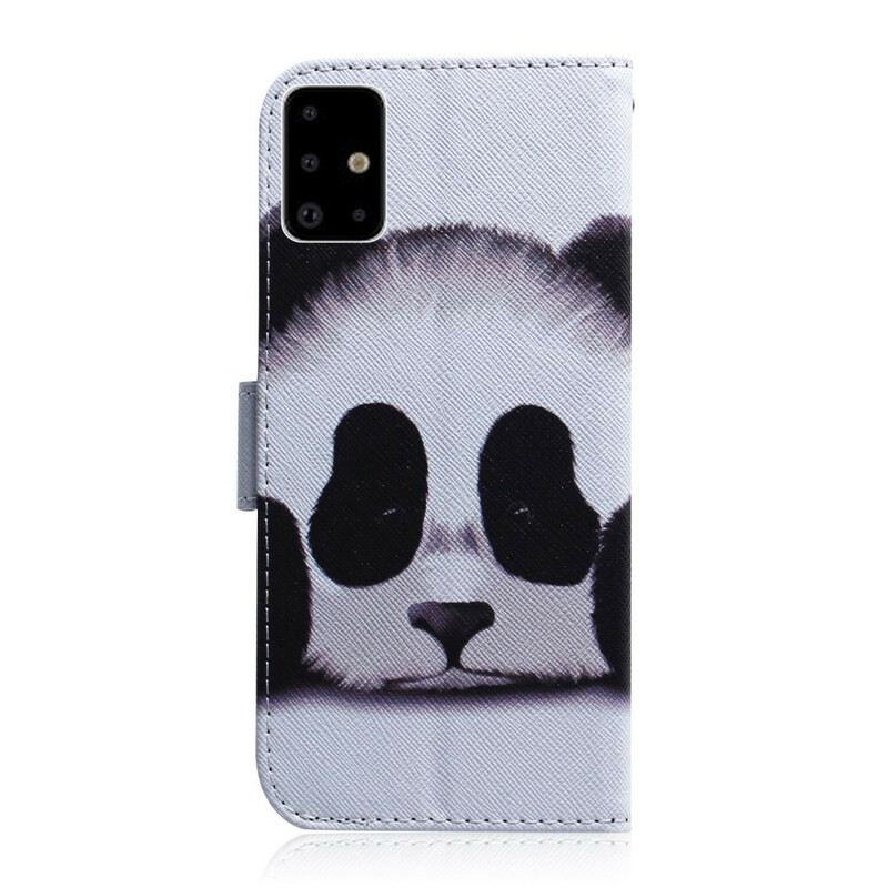 Fliptok / Bőrtok Samsung Galaxy A71 Panda Arc