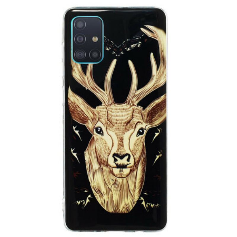 Tok Samsung Galaxy A71 Fluoreszkáló Majestic Deer