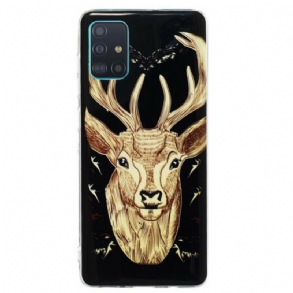 Tok Samsung Galaxy A71 Fluoreszkáló Majestic Deer