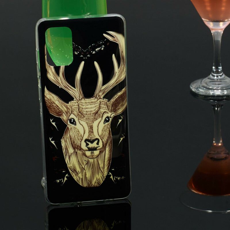 Tok Samsung Galaxy A71 Fluoreszkáló Majestic Deer