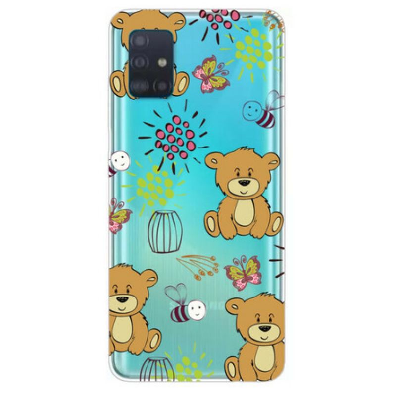 Tok Samsung Galaxy A71 Teddy Bears Felső