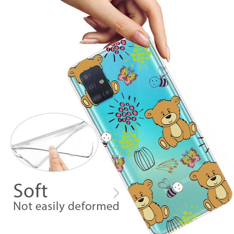 Tok Samsung Galaxy A71 Teddy Bears Felső