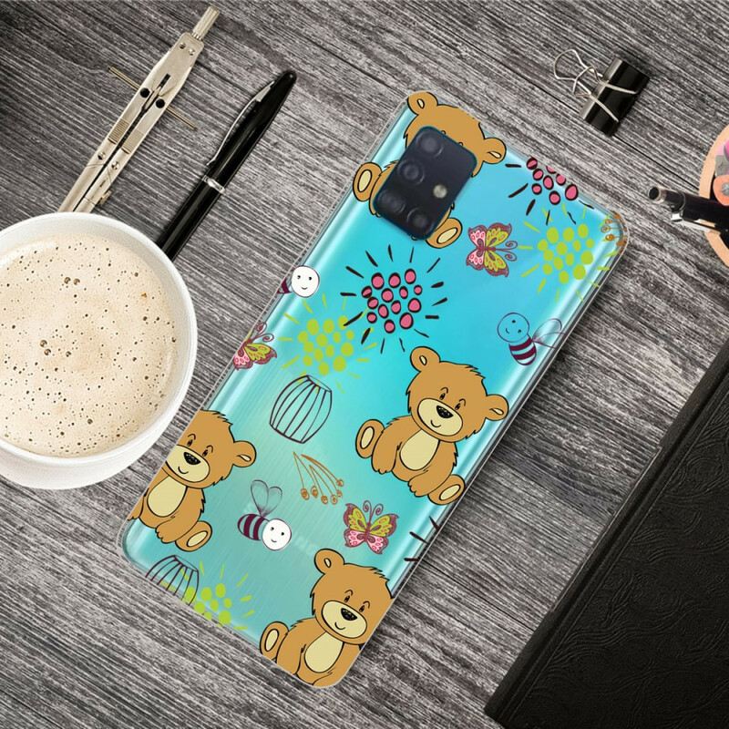 Tok Samsung Galaxy A71 Teddy Bears Felső