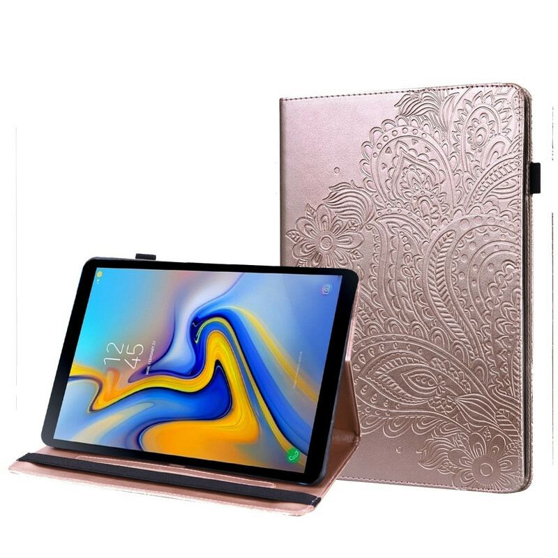 Bőrtok Samsung Galaxy Tab A7 Lite Virág Mandala