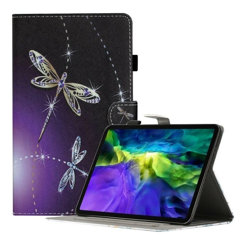 Fliptok / Bőrtok Samsung Galaxy Tab A7 Lite Szitakötők