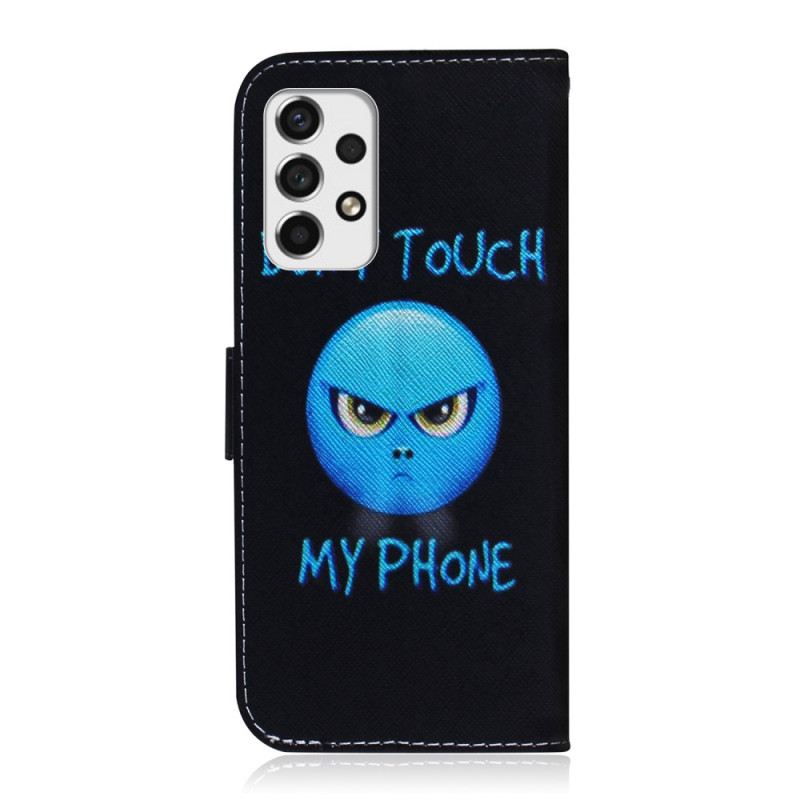 Fliptok / Bőrtok Samsung Galaxy A53 5G Emoji Telefon