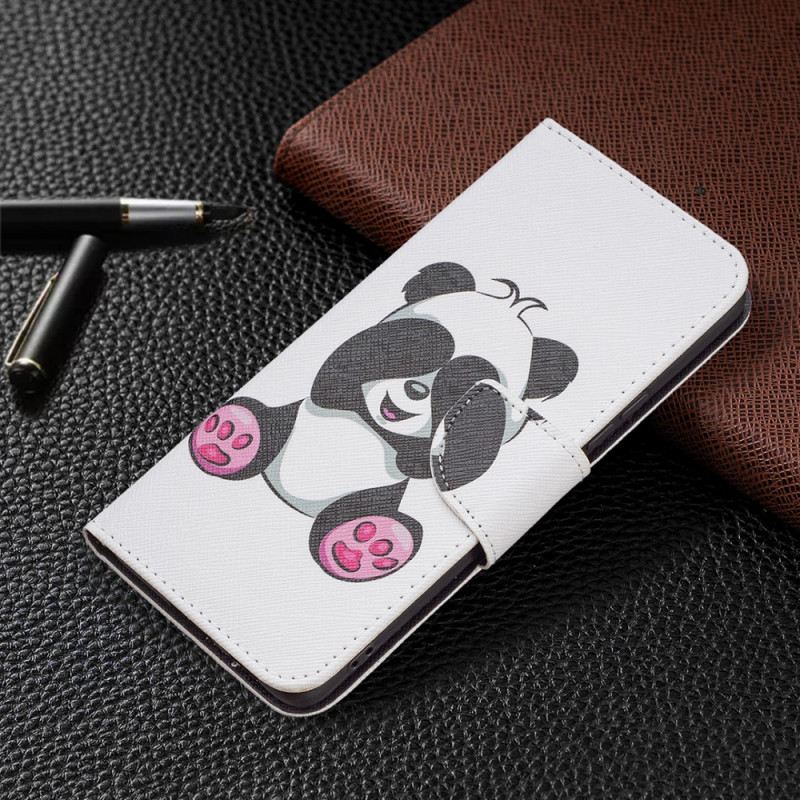 Fliptok / Bőrtok Samsung Galaxy A53 5G Panda Fun