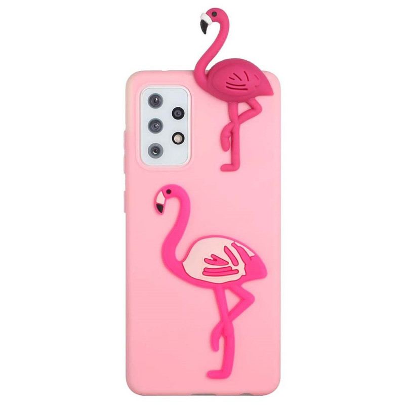 Telefontok Samsung Galaxy A53 5G 3d Flamingo