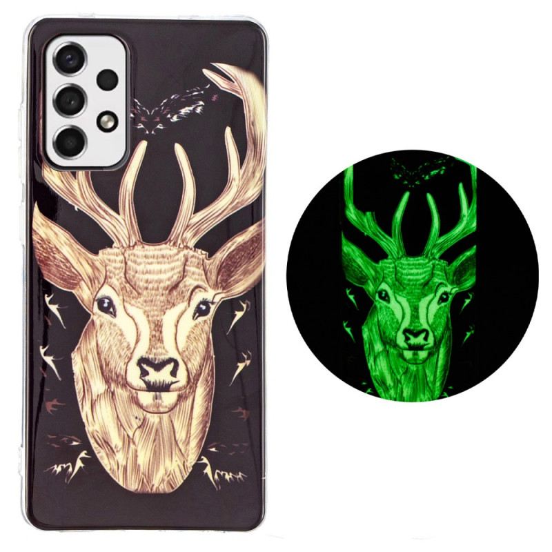 Tok Samsung Galaxy A53 5G Fluoreszkáló Majestic Deer