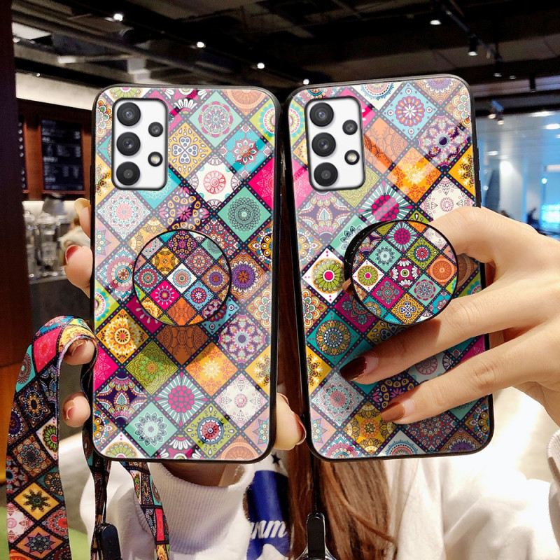 Tok Samsung Galaxy A53 5G Patchwork Mágneses Tartó