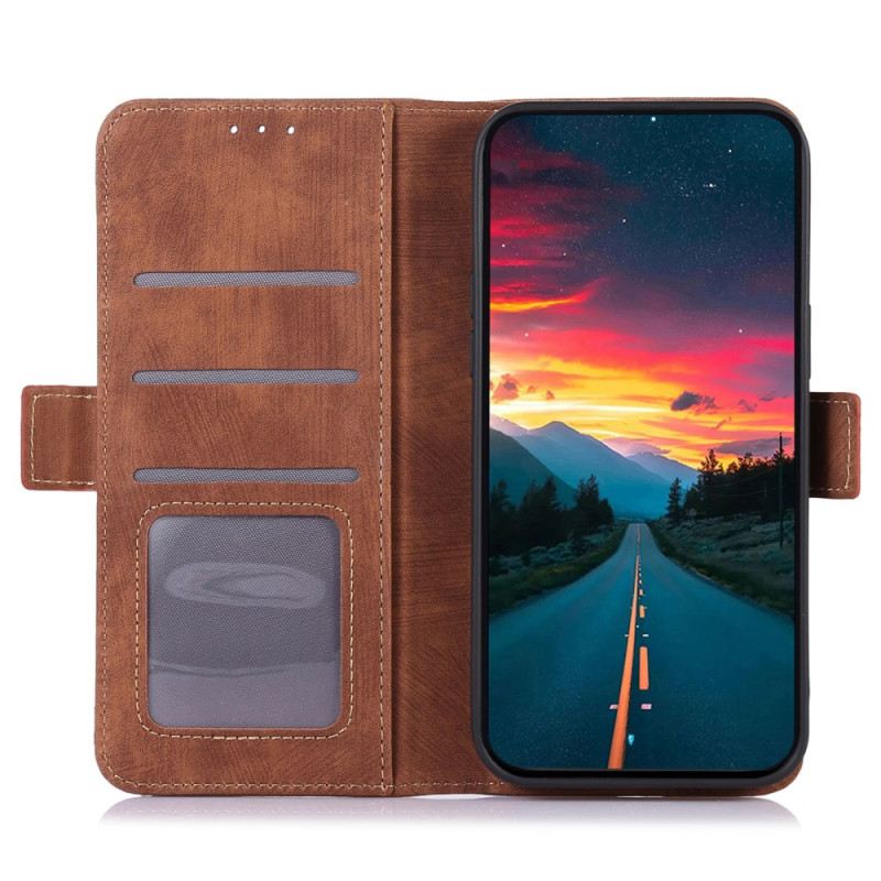 Bőrtok Xiaomi 14t Pro Retro Stílusú Abeel