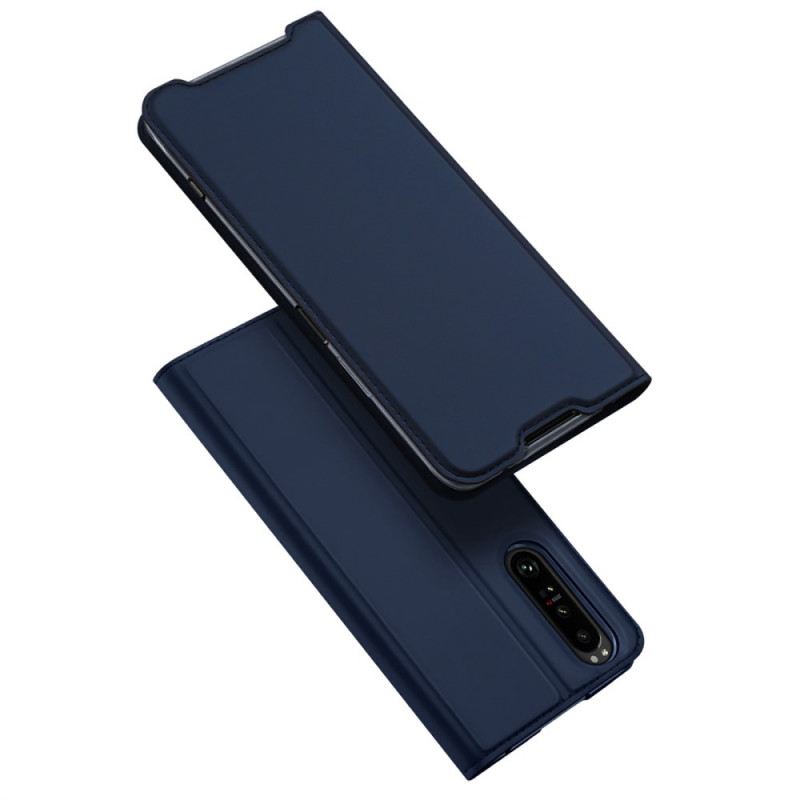 Fliptok Sony Xperia 1 IV Bőrtok Skin Pro Series Dux Ducis