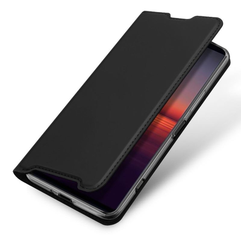 Fliptok Sony Xperia 1 IV Bőrtok Skin Pro Series Dux Ducis