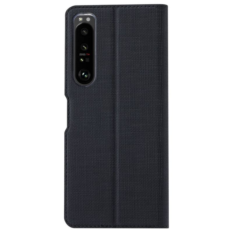 Fliptok Sony Xperia 1 IV Vili Fabric Texture