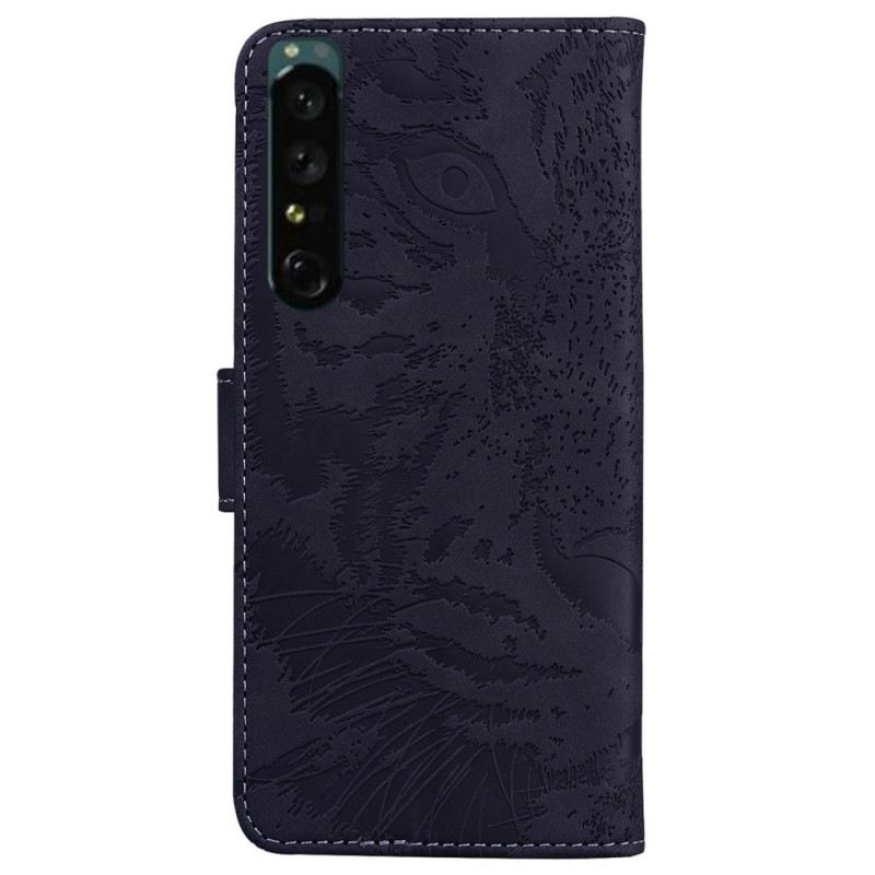 Kinyitható Tokok Sony Xperia 1 IV Tigris Nyomat