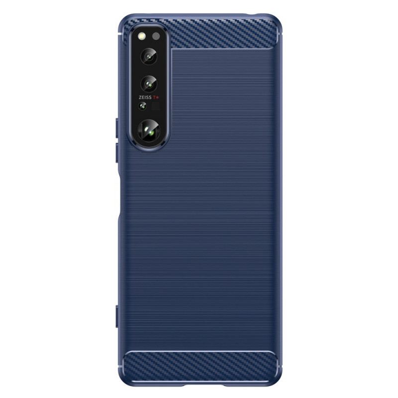 Tok Sony Xperia 1 IV Csiszolt Szénszálas