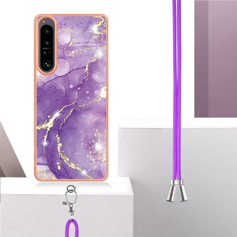 Tok Sony Xperia 1 IV Láncokat Márványzsinórral