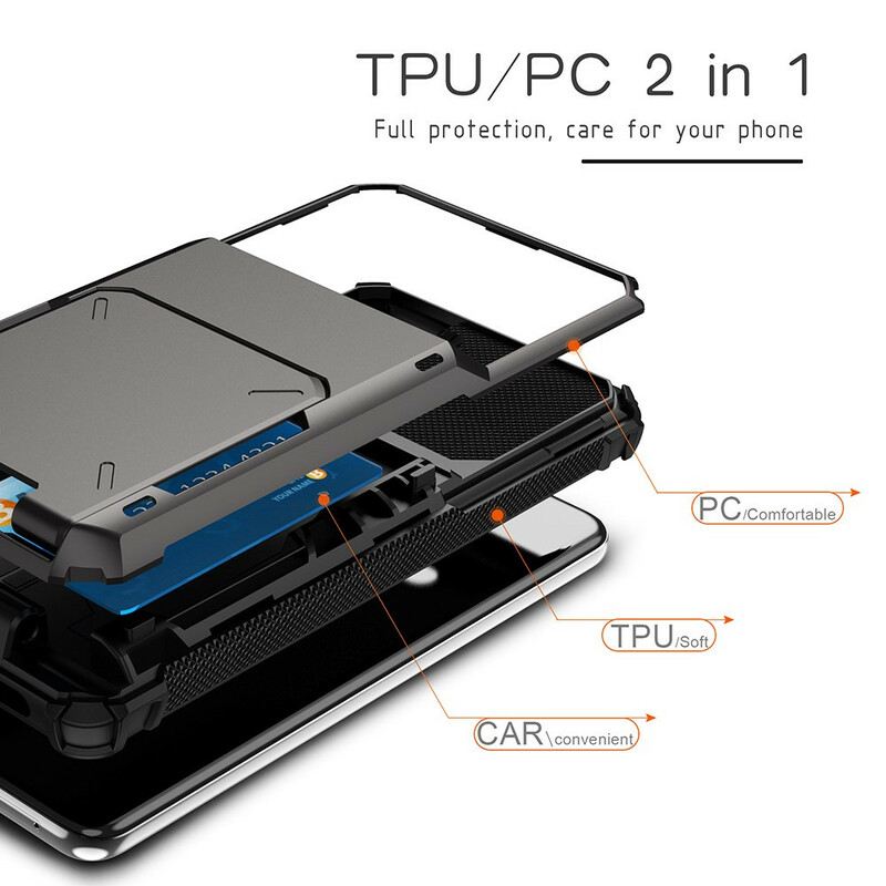 Telefontok Samsung Galaxy S21 FE Flip Stílusú Kártyatartó